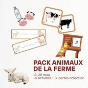 Pack Animaux de la Ferme 🐄 - Tout-Petits