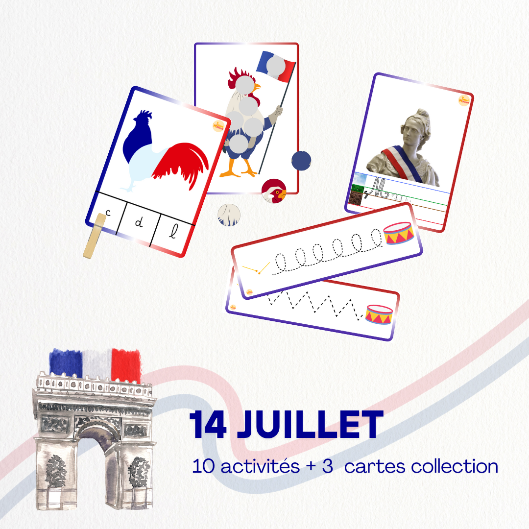 Pack 14 juillet 🇫🇷 - 10 Activités