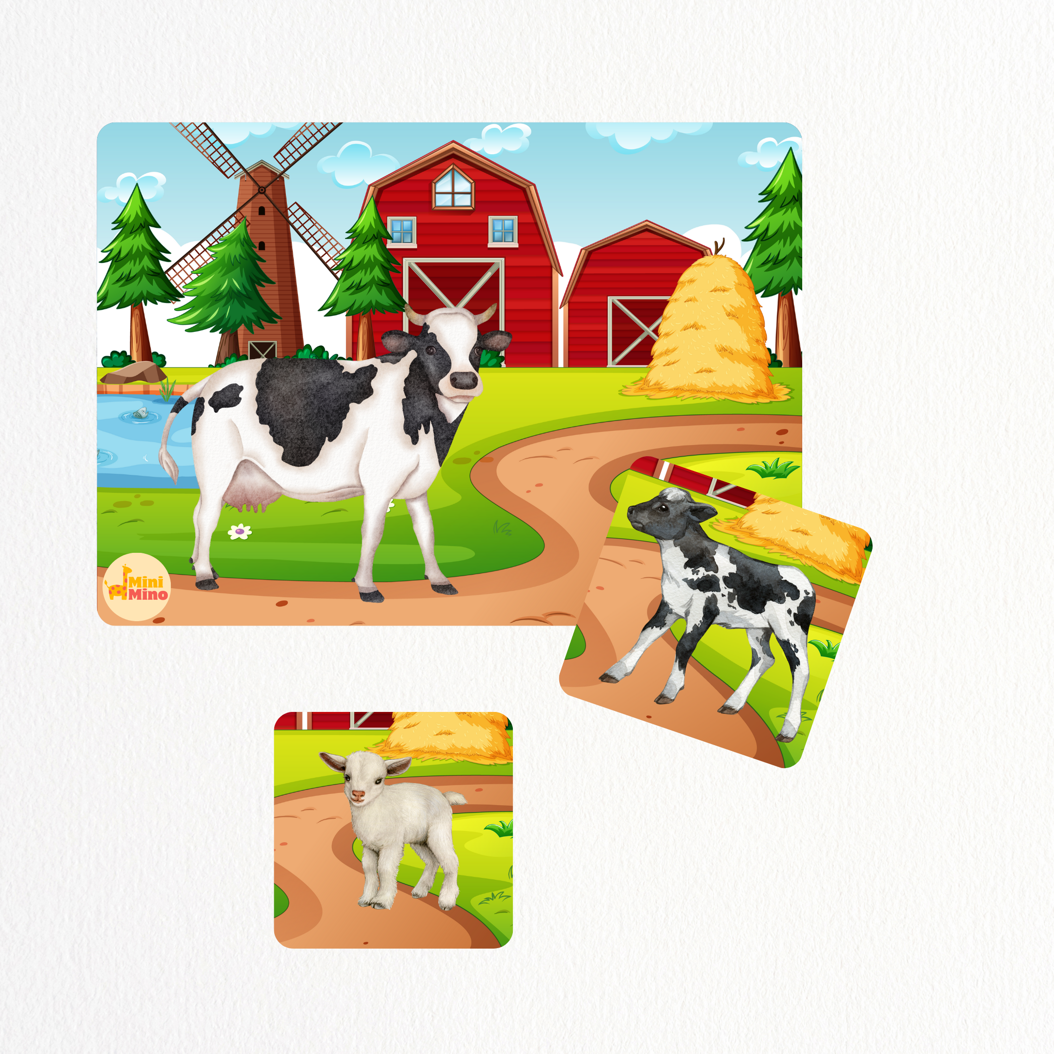 Pack Animaux de la Ferme 🐄 - Tout-Petits