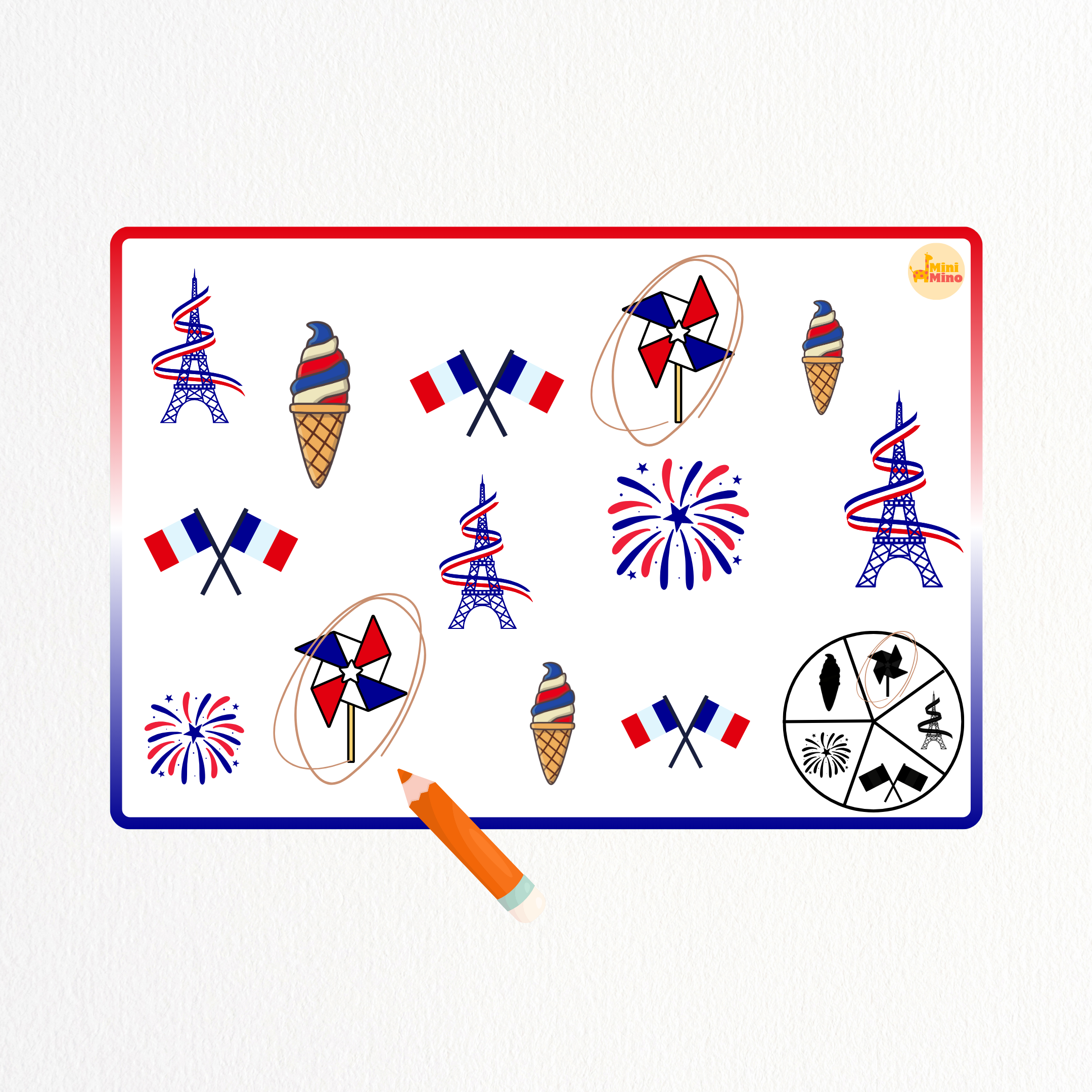 Pack 14 juillet 🇫🇷 - 10 Activités