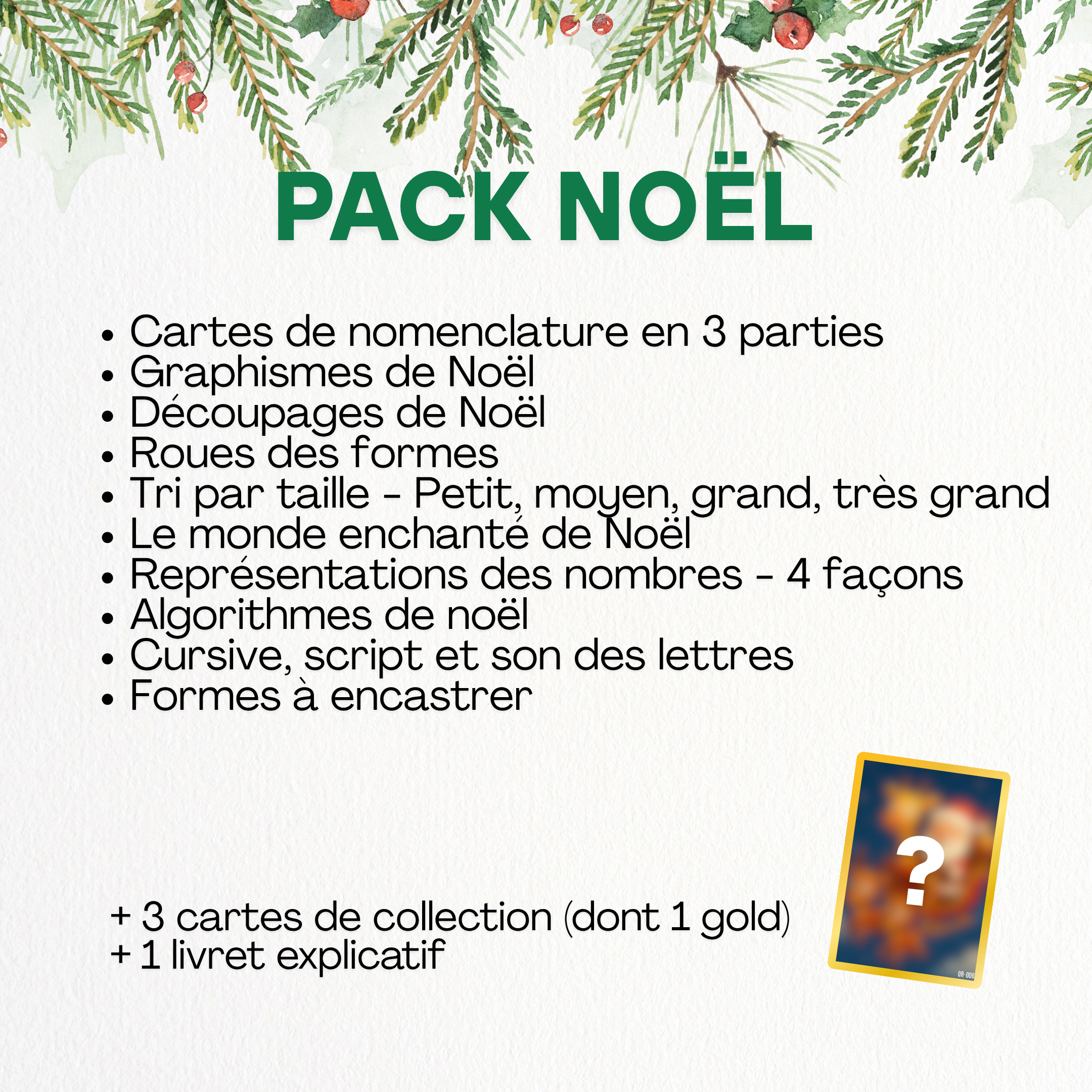Pack Noël 🎅🏻 - 10 Activités