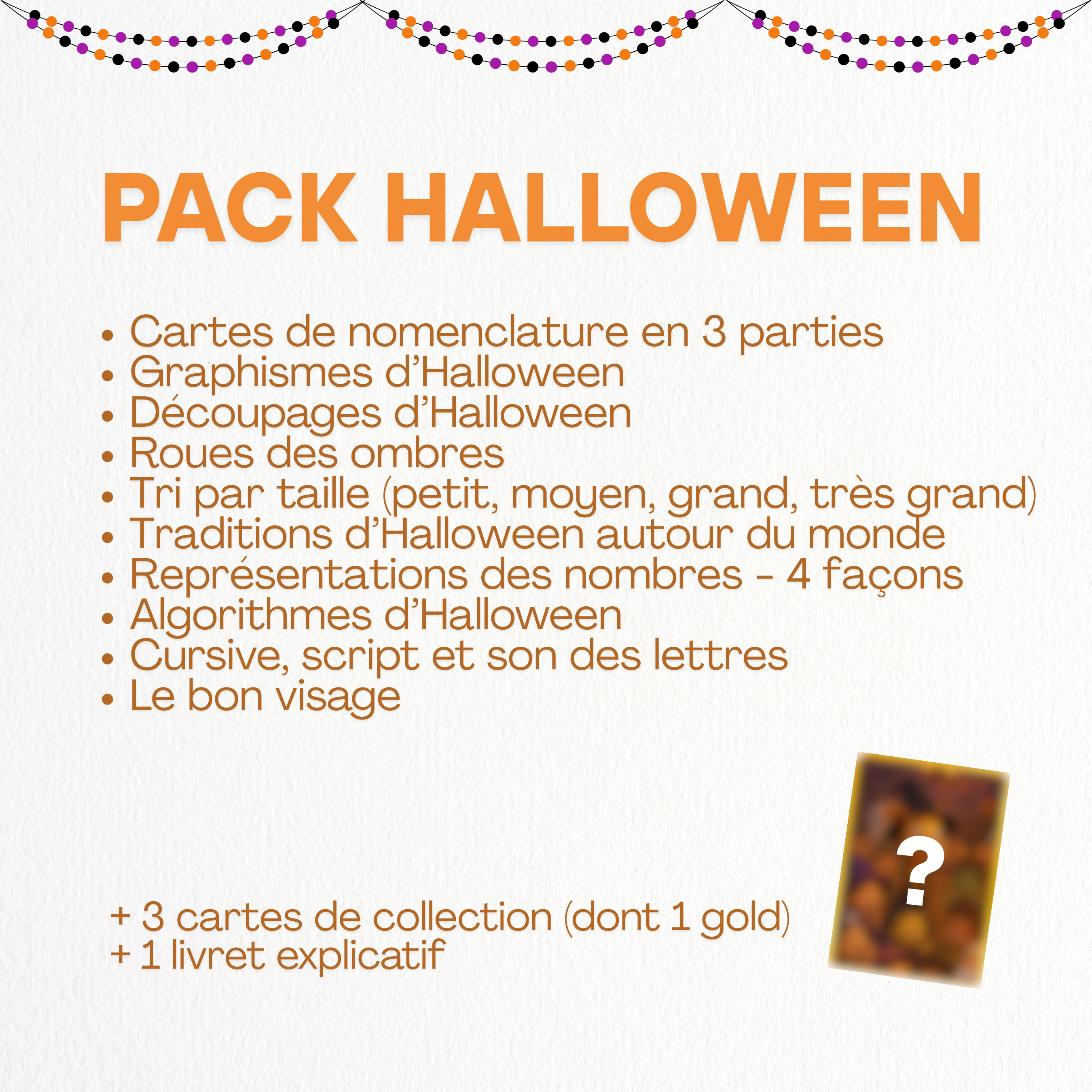 Pack Halloween 🎃 - 10 Activités