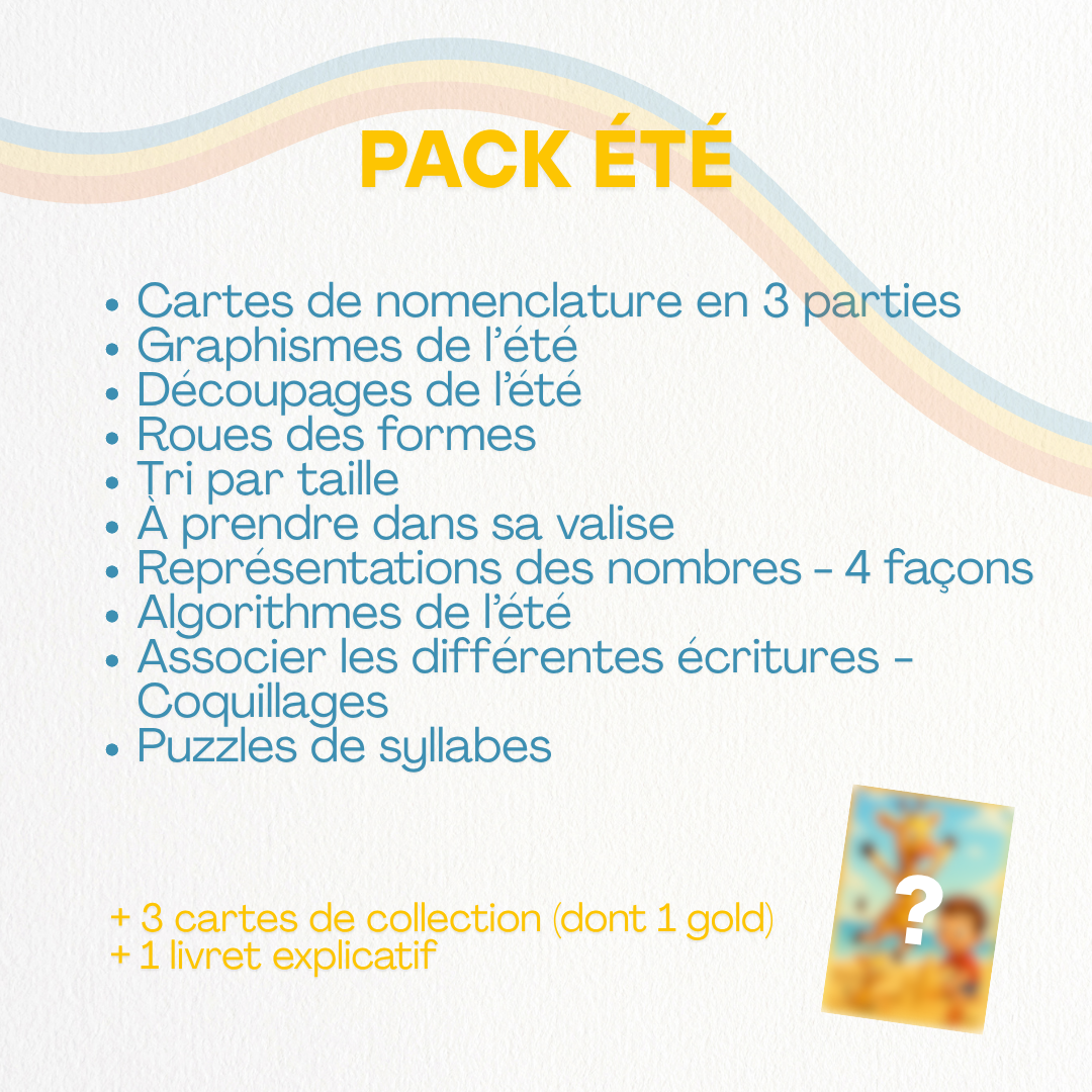 Pack Eté ☀️ - 10 Activités